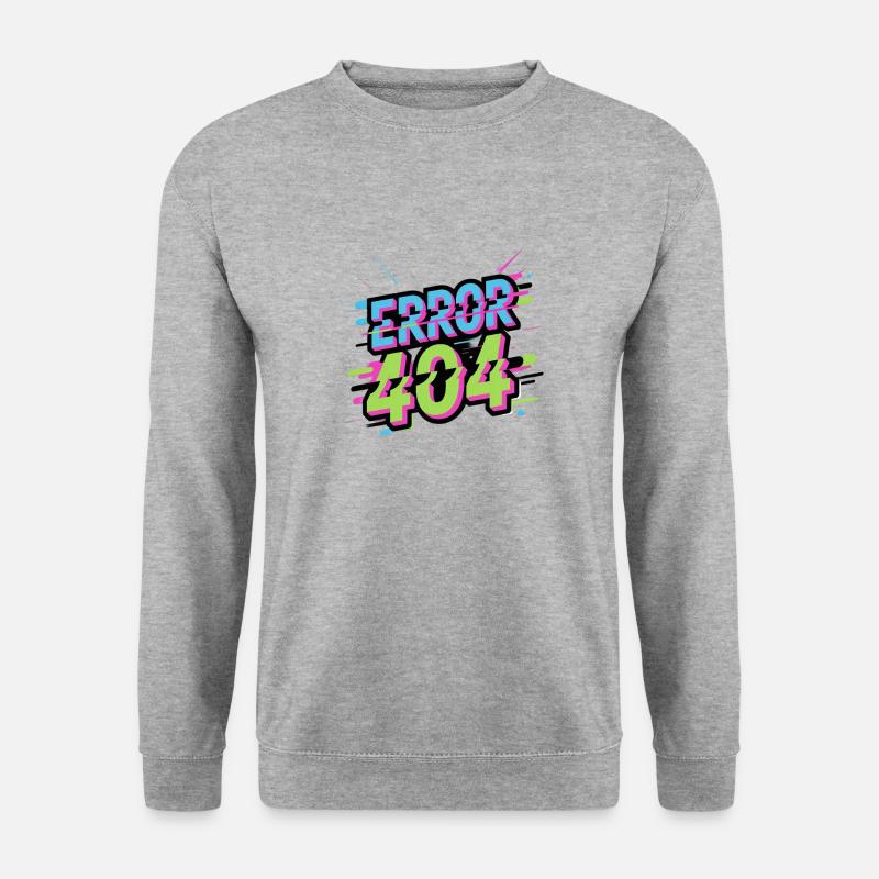 Error 404 - Unisex Sweatshirt - salt & pepper