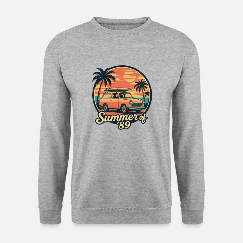 Summer of '89 - Unisex Pullover - Weißgrau meliert