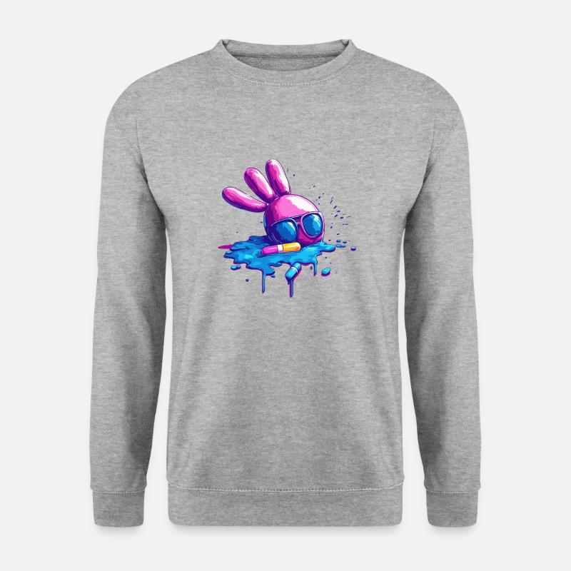 Traumkapsel - Unisex Pullover - Weißgrau meliert