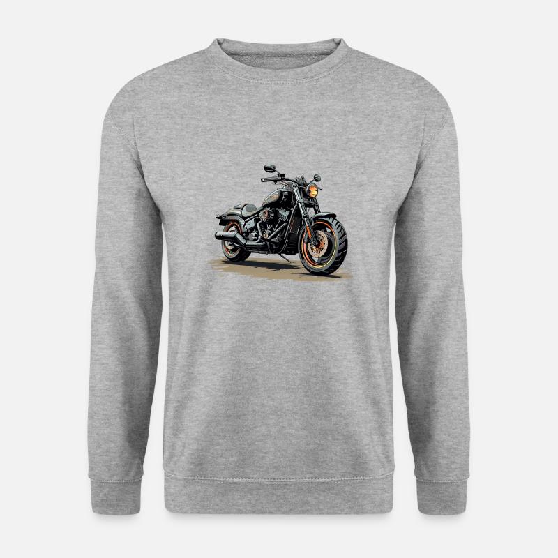 Road King - Unisex Pullover - Weißgrau meliert