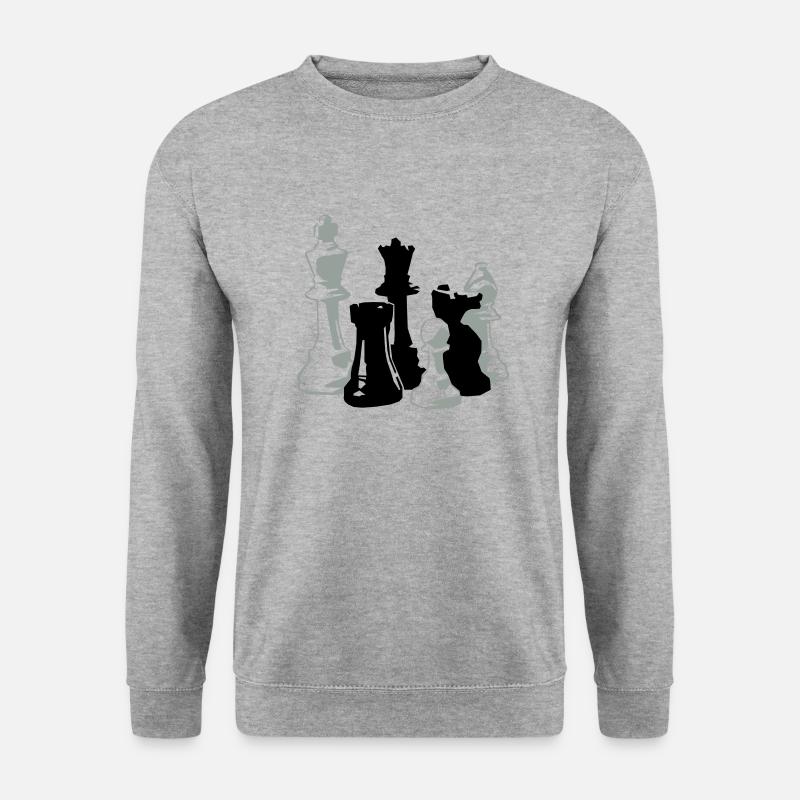 chess - Unisex Sweatshirt - salt & pepper