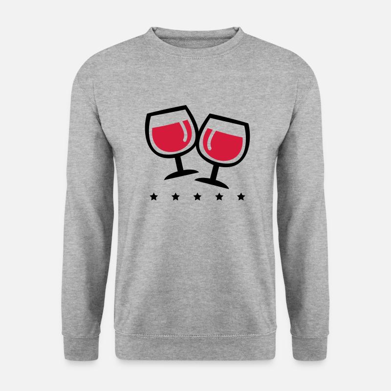 wein_symbol_pp2 - Unisex Sweatshirt - salt & pepper