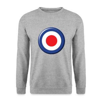 target - Sweat-shirt Unisexe - gris chiné - Devant - Alina (178cm) & Michal (187cm)