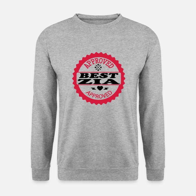 Approved best zia - Unisex Pullover - Weißgrau meliert