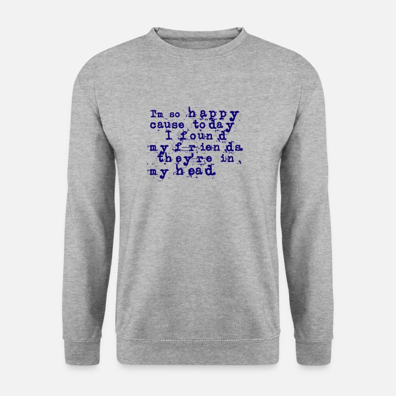 Nirvana Lyrik - Unisex Pullover - Weißgrau meliert