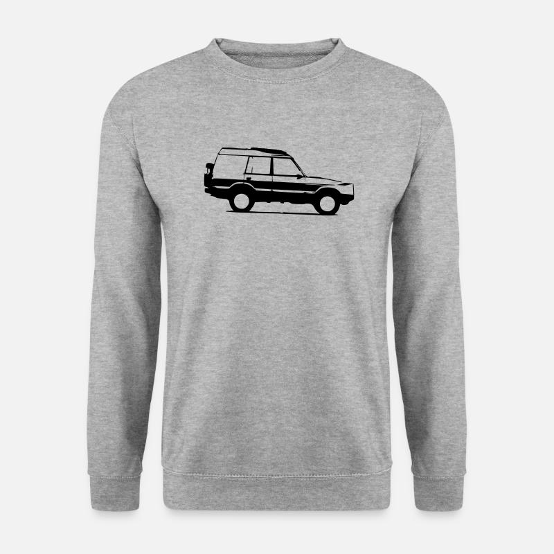 Entdeckung I - Unisex Pullover - Weißgrau meliert