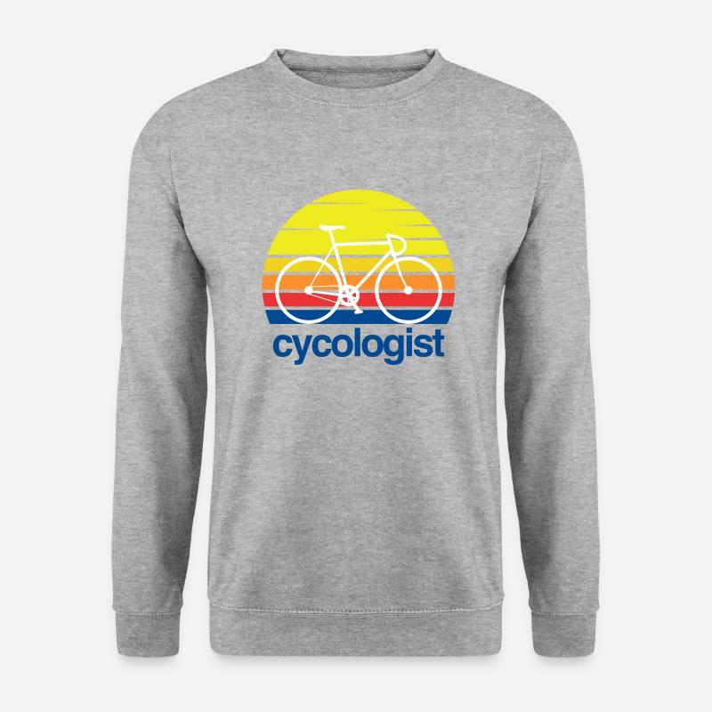 CYCOLOGIST - Unisex Pullover - Weißgrau meliert