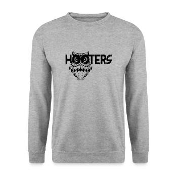 Hooters Boo Hoo - Unisex Sweatshirt - salt & pepper - Front - Alina (178cm) & Michal (187cm)