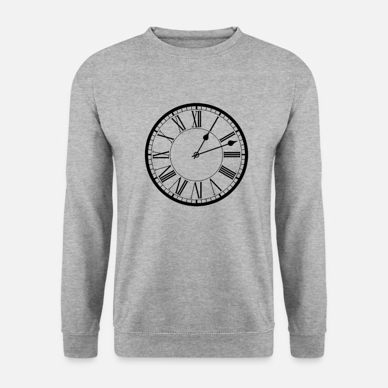 ACAB CLOCK 19 - Unisex Pullover - Weißgrau meliert