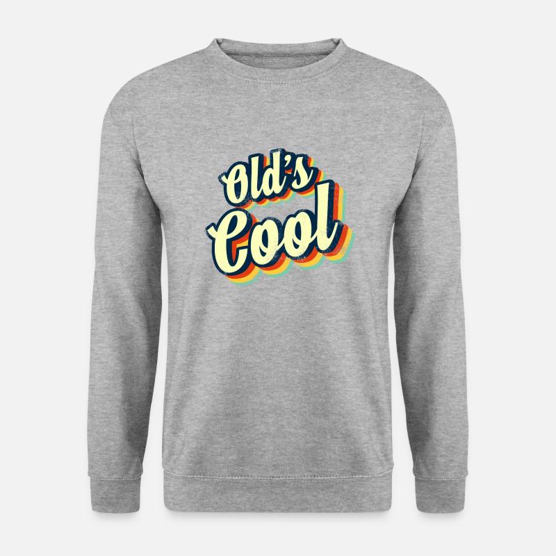Old's Cool Vintage Retro - Unisex Pullover - Weißgrau meliert
