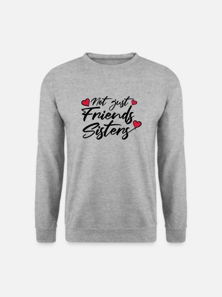 Hearts Friends Sisters - Unisex Sweatshirt - salt & pepper
