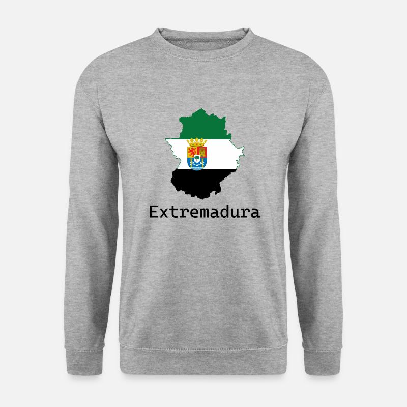 Estremadura - Unisex Pullover - Weißgrau meliert