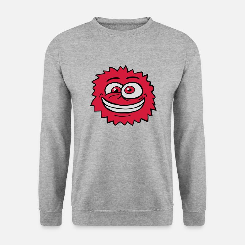 Monster Crazy Comic Face - Unisex Sweatshirt - salt & pepper