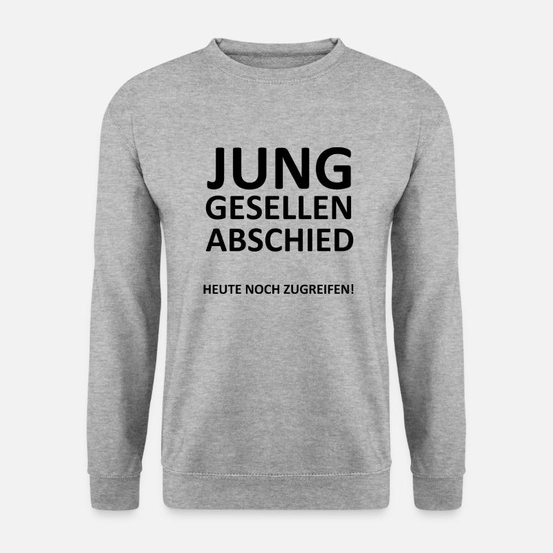 Junggesellenabschied - Unisex Pullover - Weißgrau meliert