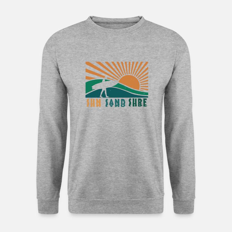 SUN SAND SURF 2 - Unisex Pullover - Weißgrau meliert