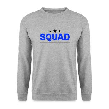 Squad - Unisex Sweatshirt - salt & pepper - Front - Alina (178cm) & Michal (187cm)