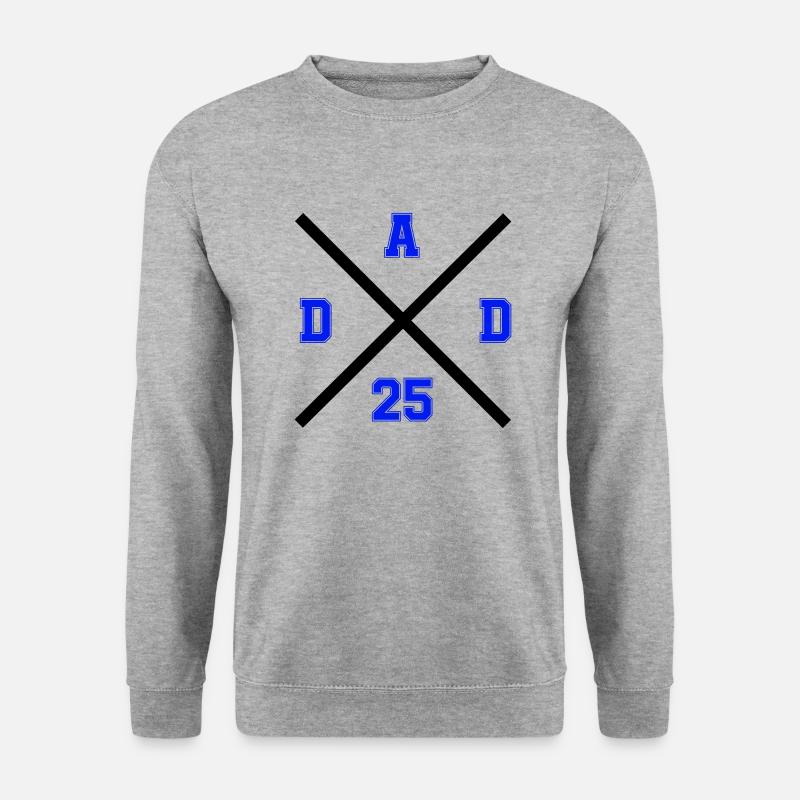dad 25 - Unisex Pullover - Weißgrau meliert