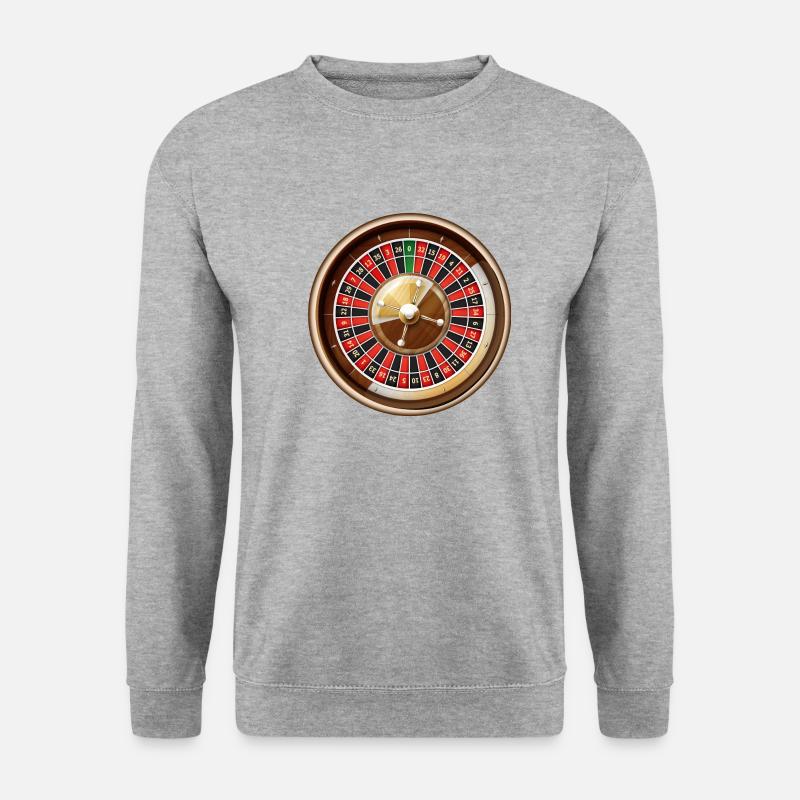 boardgame chess backgammon game night - Unisex Pullover - Weißgrau meliert