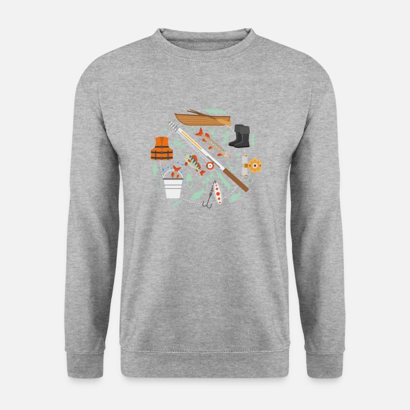 Wassersport - Unisex Pullover - Weißgrau meliert