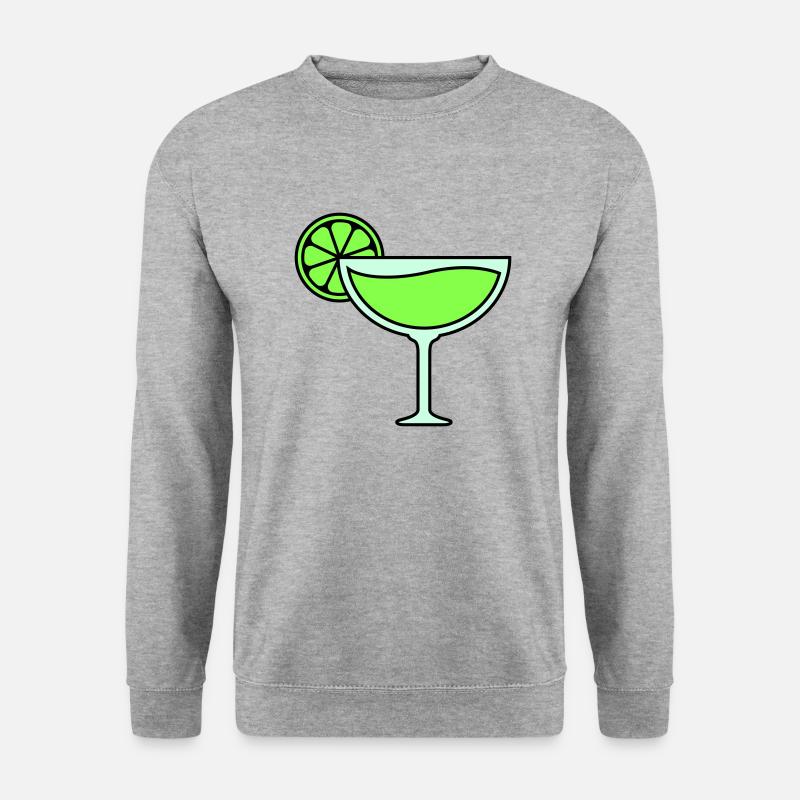 cocktail - Unisex Pullover - Weißgrau meliert