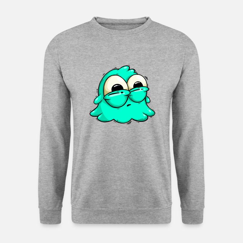 Blob - Unisex Pullover - Weißgrau meliert