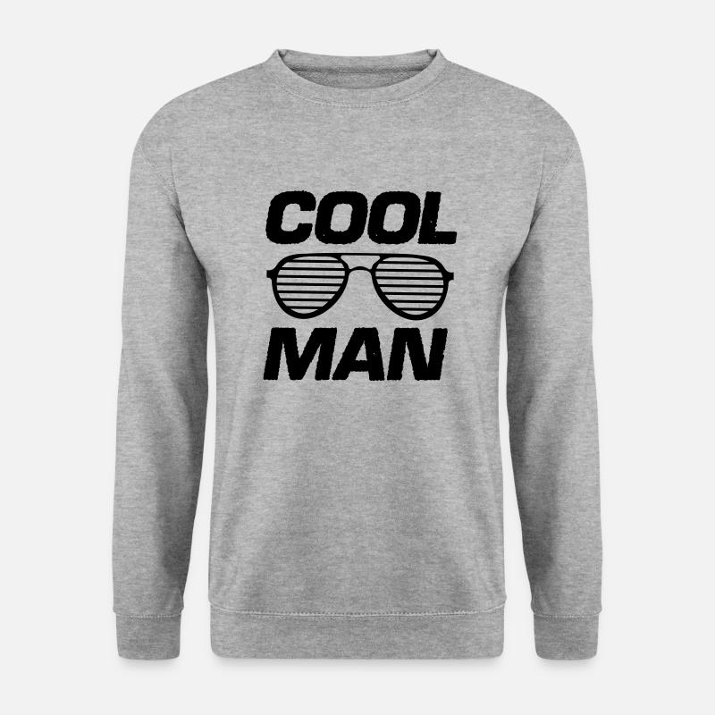 cool man - Unisex Sweatshirt - salt & pepper