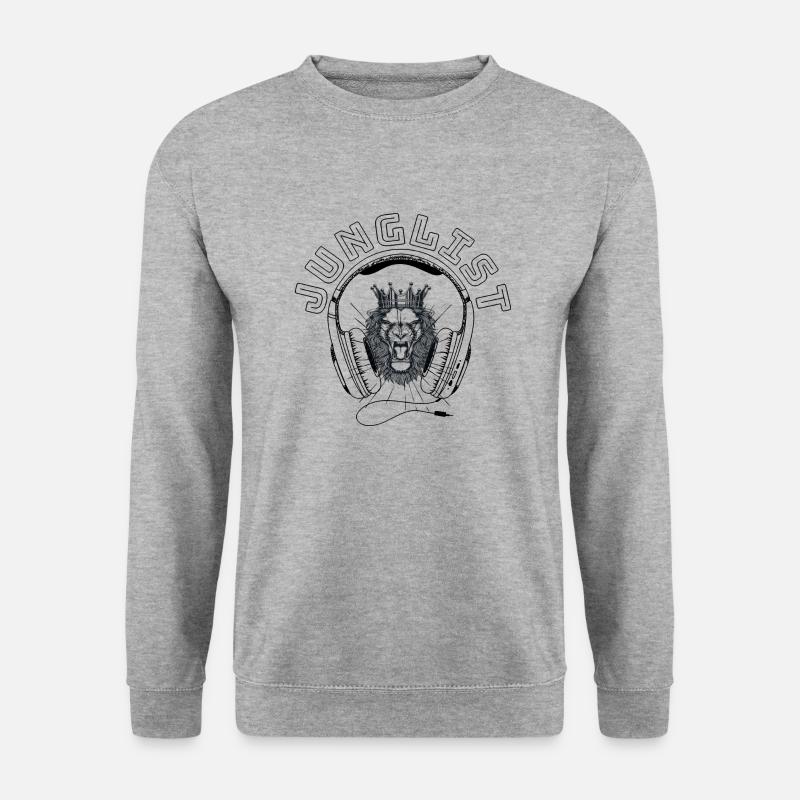 Junglist - Unisex Pullover - Weißgrau meliert