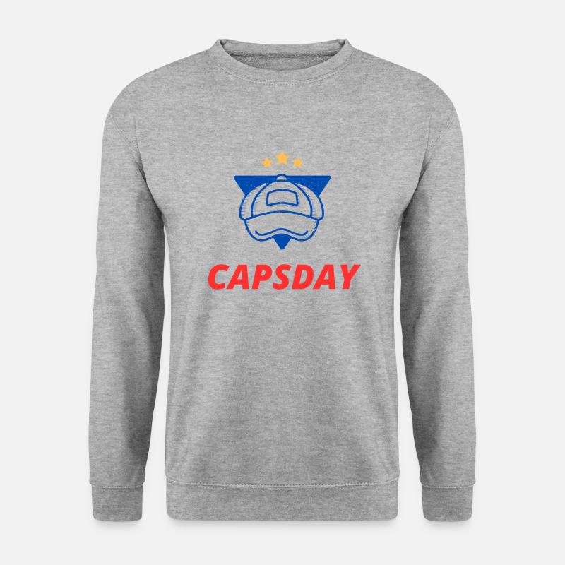 CapsDay - Unisex Pullover - Weißgrau meliert