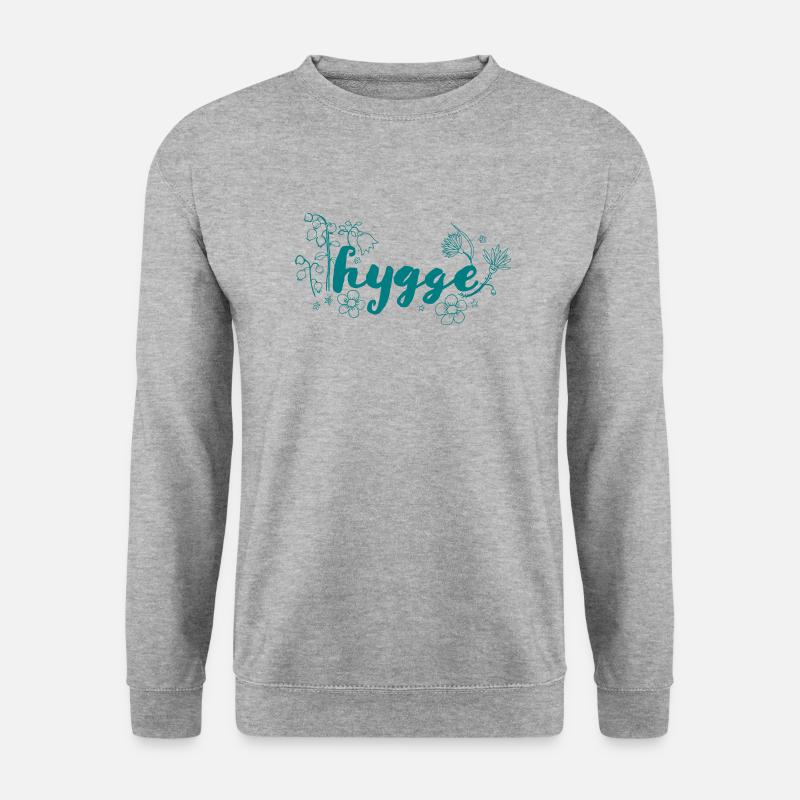 hygge - Unisex Pullover - Weißgrau meliert