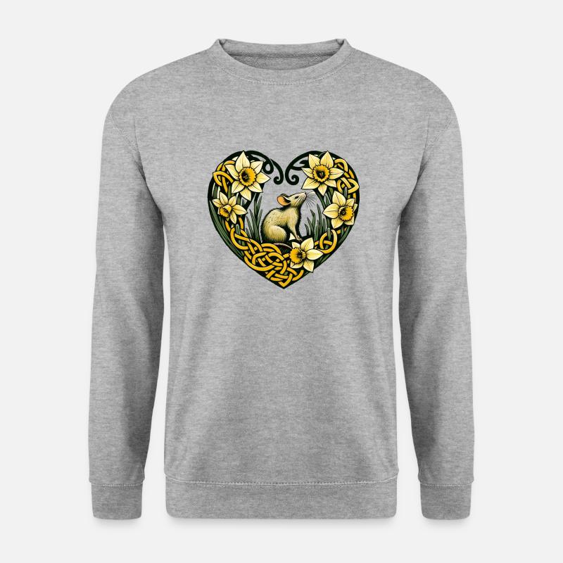 L’amour des rongeurs - Sweat-shirt Unisexe - gris chiné
