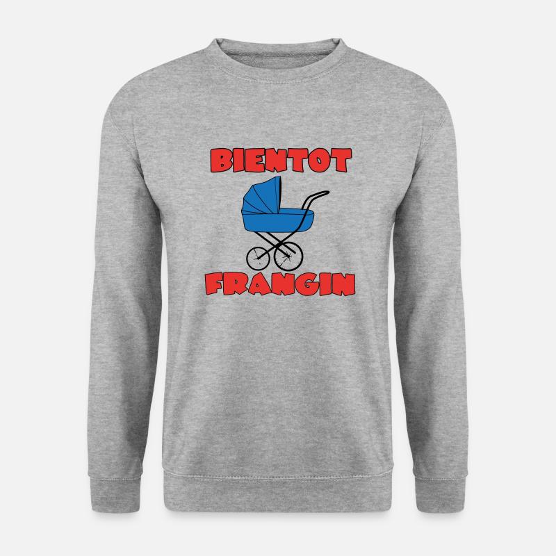 BALD BRÜDER - Unisex Pullover - Weißgrau meliert