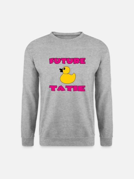 FUTURE AUNTIE AUNT - Unisex Sweatshirt - salt & pepper