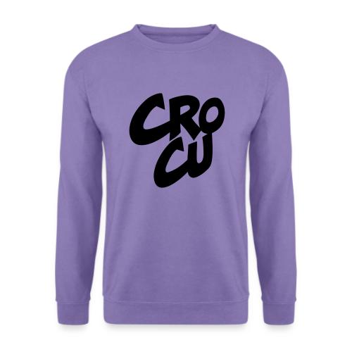 CROCU Logo Schwarz - Unisex Pullover