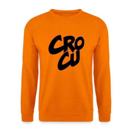 CROCU Logo Schwarz - Unisex Pullover