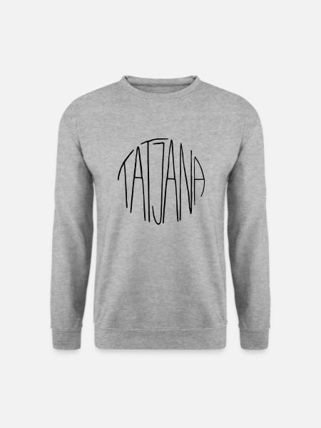 Tatjana - Unisex Pullover - Weißgrau meliert