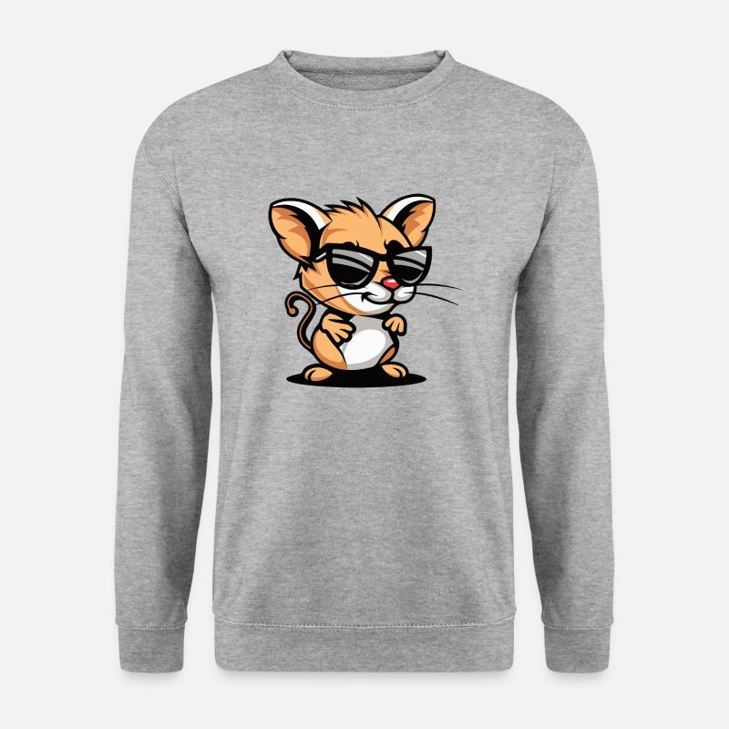 Mouse Comic Cool - Unisex Sweatshirt - salt & pepper