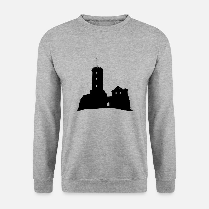 Bielefeld Sparrenburg - Unisex Pullover - Weißgrau meliert