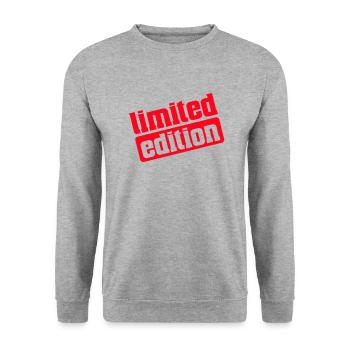Limited Edition - Unisex Sweatshirt - salt & pepper - Front - Alina (178cm) & Michal (187cm)