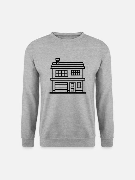 Maison Propriété - Sweat-shirt Unisexe - gris chiné