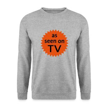 As Seen On TV - Unisex Sweatshirt - salt & pepper - Front - Alina (178cm) & Michal (187cm)