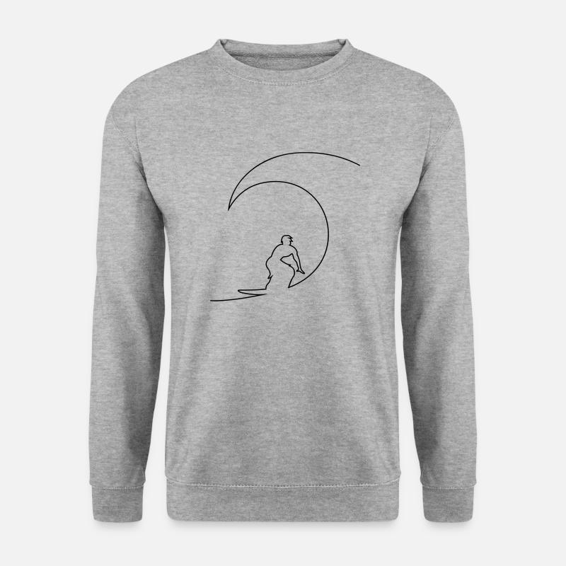 Surfing - Unisex Sweatshirt - salt & pepper