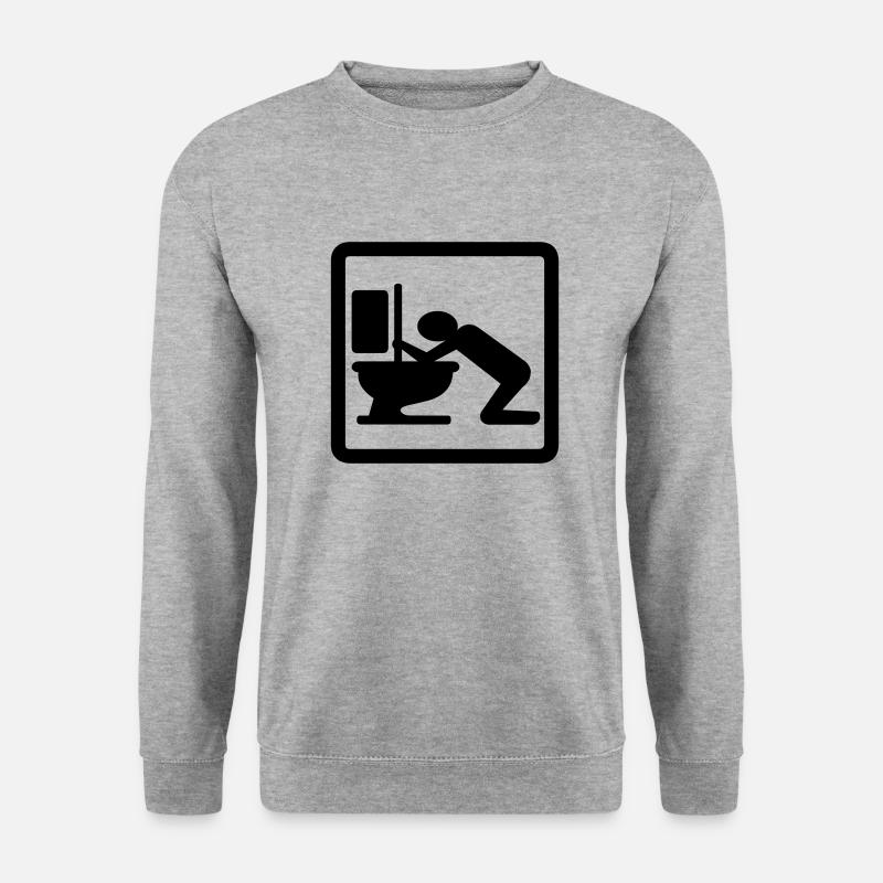 vomit v2 - Unisex Sweatshirt - salt & pepper
