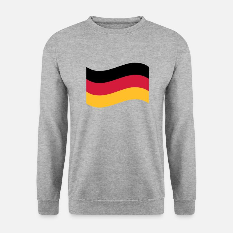 Deutschland - Unisex Pullover - Weißgrau meliert