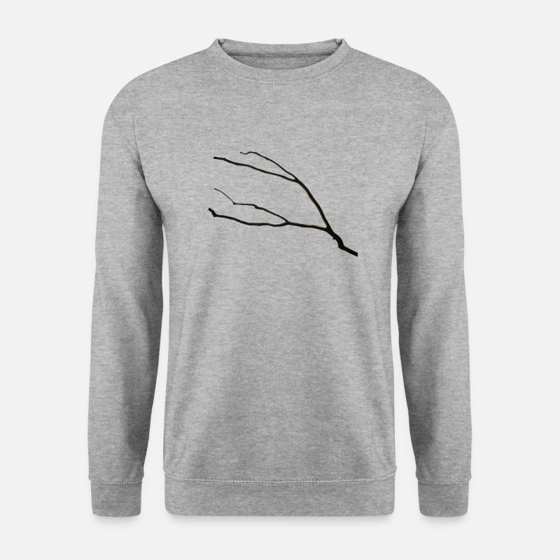 Der Ast - Unisex Pullover - Weißgrau meliert