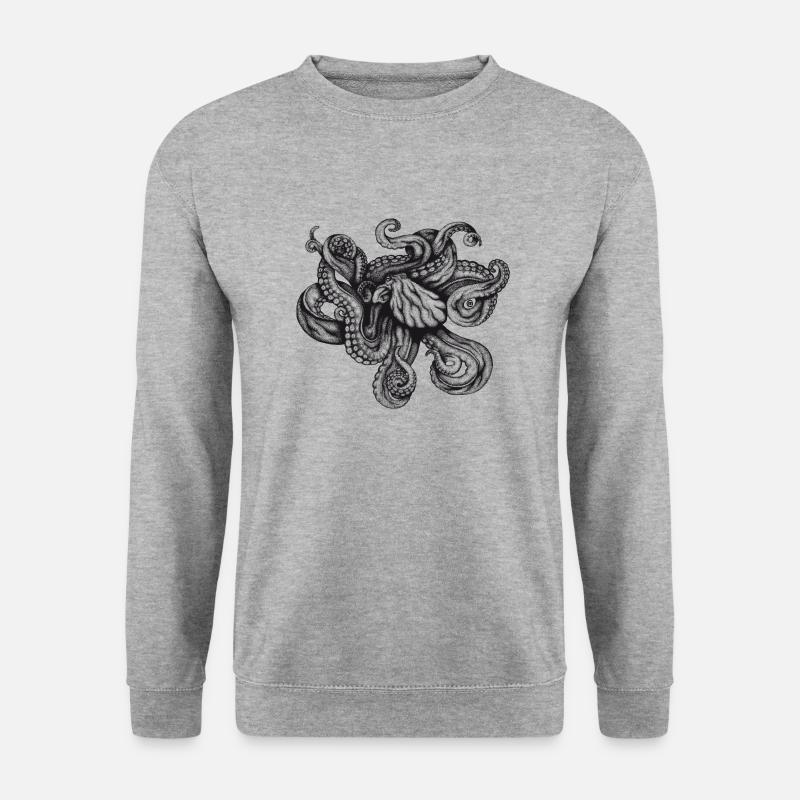 Octopus - Unisex Sweatshirt - salt & pepper