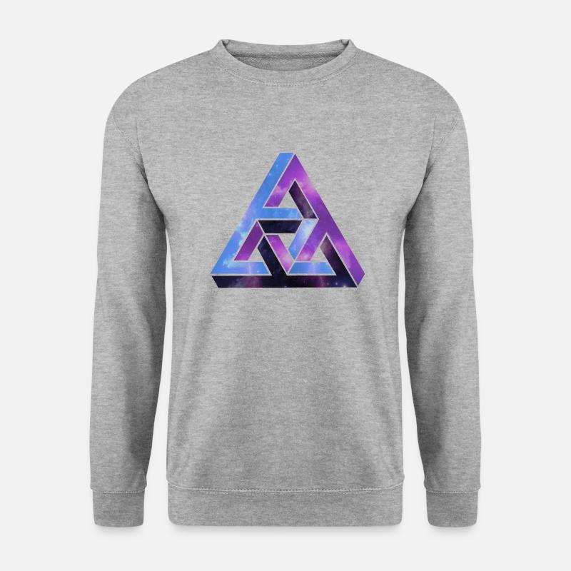 Illusion d’optique - illusion d’optique - Sweat-shirt Unisexe - gris chiné
