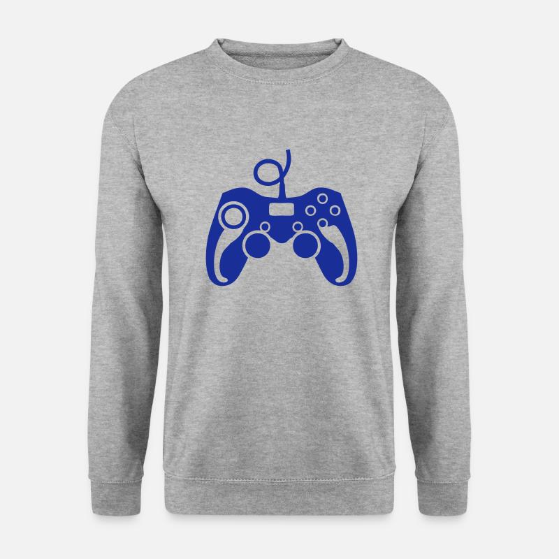 paddle pc video game controller - Unisex Sweatshirt - salt & pepper