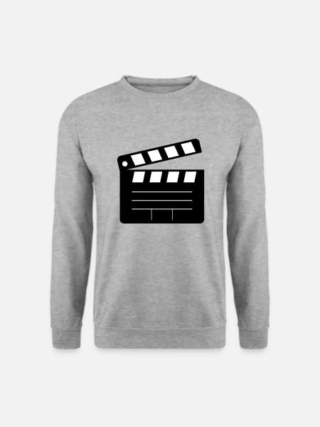 action! Clap movie - Unisex Sweatshirt - salt & pepper