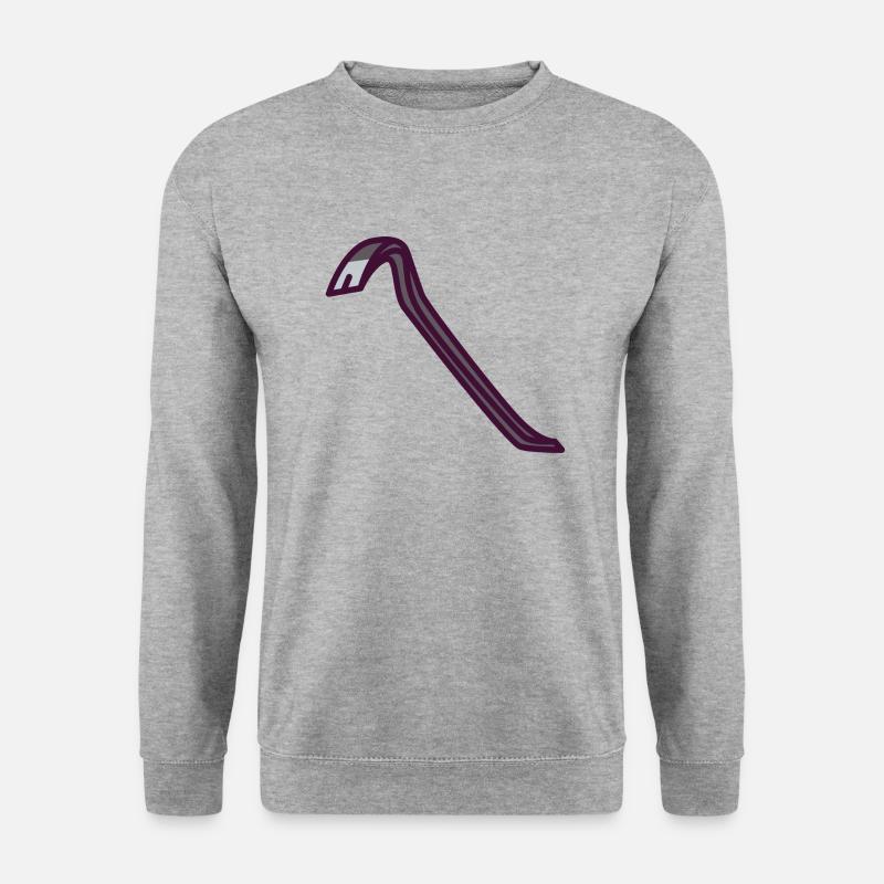 Brechstange - Unisex Pullover - Weißgrau meliert