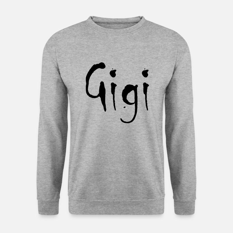 gigi - Unisex Pullover - Weißgrau meliert